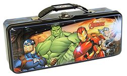 The Tin Box Company Avengers Pencil Box with Handle Tin Carry All