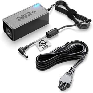 Pwr AC Adapter for ASUS Monitor, MSI Optix Power Supply: UL Listed 65W Extra Long 12 Ft Cord TUF Gaming VS228H-P VS239H VG245H VS248H-P VG278Q MX279 MX279H MX239H VX228H VX238H VX248H ROG Swift PG278Q