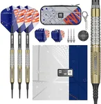 Target Darts Raymond Van Barneveld Chrono Soft Tip Darts, 95% Tungsten Dart Set, 20G | Includes Takoma Dart Wallet & Professional Dart Accessories, Pixel Tip Darts, Electronic Soft Tip Darts