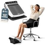 LifePro Foot Massager With Heat Function - Adjustable Speed Vibrating Foot Massage Machine for Legs, Arch and Toe -Under Desk Feet Massager with Wireless Remote