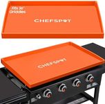 CHEFSPOT Silicone Griddle Mat Cover for 36 Inch Blackstone Griddle Accessory - Heavy Duty Food Grade Reusable Grill Cover - Full Coverage - Protect from Rust, Insects & Leaves