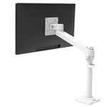 Ergotron – NX Single Monitor Arm, VESA Desk Mount – for Monitors Up to 34 Inches, 0 to 18 lbs – White