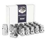 RETRUE 24pcs 14x1.5 OEM One-Piece Large Lug Nuts 14x1.5 Aftermarket Wheel Lug Nuts Replacement for Ford Expedition/F-150 2015-2022 Lincoln 2016-2021 Plus 1 Screw Socket Kit