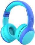 gorsun Kids Bluetooth Headphones with Microphone,Toddler Wireless Headsets with 85dB Volume Limited Hearing Protection,Stereo Over-Ear Headphones for Boys and Girls (Blue)