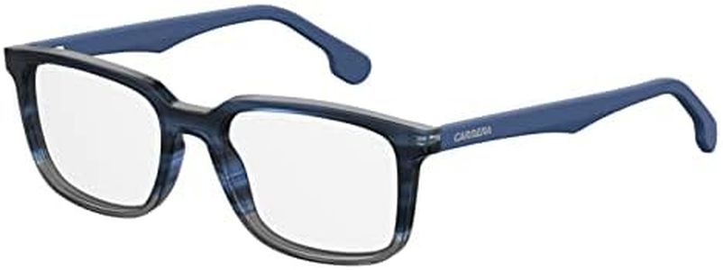 Carrera Men's 5546/V Rectangular Prescription Eyewear Frames, Havana Blue, 52mm, 18mm