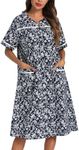 YOZLY House Dress Womens Embroidere