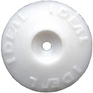Ideal Security Inc. SKPHC Plastic Cap Washers for Nails or Screws Box of 500, 7/8 Inch, White, Count