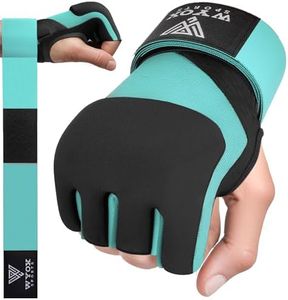 WYOX Gel Boxing Hand Wraps Inner Gloves for Men & Women, 80cm Quick Wrist Straps, Padded Knuckle Protection for Muay Thai Kickboxing, Hand Wraps for Boxing & Martial Arts