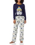 Amazon Essentials Women's Disney Star Wars Marvel Flannel Pajamas Sleep Sets, Winter, X-Large