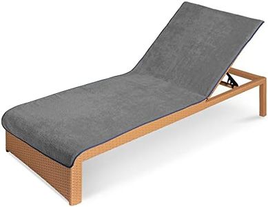 JEMIDI Sun Lounger Towel - Soft Terry Cloth Cover for Sunbed Beach Loungers Sunbathing - Beach and Holiday Accessory - 75cm x 200cm