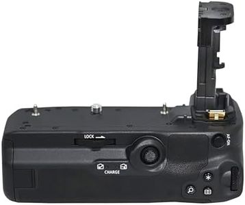 BG-R10 Battery Grip for Canon EOS R5 R5C R6 R6 Mark II Cameras,Synchronization of All Functions, Holds 2 LP-E6NH Rechargeable Lithium-ion Batteries.
