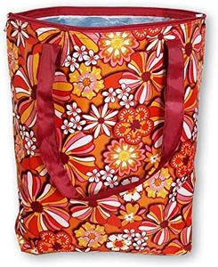 Dispositivo di raffreddamento pieghevole riutilizzabile, Shopping, borsa da spiaggia leggera e durevole, con fodera interna in alluminio per una perfetta funzione di raffreddamento - 25L