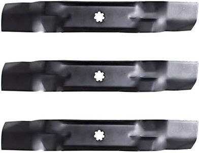 3PK Lawn Mower Blades Replacement for 48" JD D140 D150 D160 LA130 LA140 LA145 LA155 LA165 X140 X165 Z245 Z255 145 155C AM137757 AM141035 GX21784 GY20852