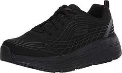 Skechers Women's Relaxed Fit Max Cusioning Elite Sr Outsole Health Care Professional Shoe, Black, 8 Wide