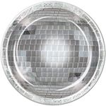 Beistle Disco Ball Plate, 9-Inch