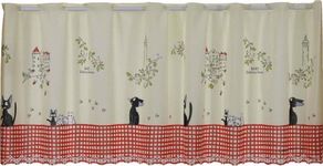 Studio Ghibuli Kiki's Delivery Service Cafe Curtain Walking Jiji Made in Japan