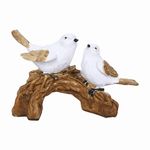 Spocky Decor Poly Resin Birds Decoration Items for Home Decor | Home Decor Items for Living Room | Statue for Home Decor