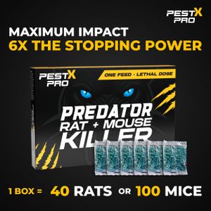 Pest X Pro Rat Killer 6-Pack – Rodent Control Bait