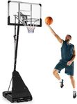 COSTWAY Adjustable Basketball Hoop,