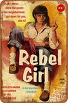 Bikini Kill Rebel Girl 1950s Iron Painting Wall Poster Metal Vintage Band Tin Signs Retro Garage Plaque Decorative Living Room Garden Bedroom Office Hotel Cafe Bar