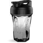 Helimix 1.5 Vortex Blender Shaker Bottle Upto 591 ml | No Blending Ball or Whisk | USA Made | Portable Pre Workout Whey Protein Drink Shaker Cup | Mixes Cocktails Smoothies Shakes | Top Rack Safe