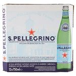 San Pellegrino Sparkling Natural Mineral Water Bottle, 12 x 750 ml