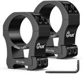 CVLIFE 34mm Scope Rings High Profile Precision Mount - Compatible with 20mm Rails - See Through Scope Mount - 2 Pieces