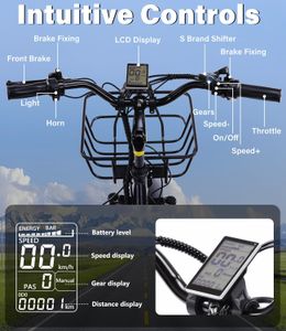 NOMIGO Electric Tricycle – 20x4 Fat Tire, Adult E-Bike