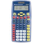 Texas Instruments TI-15 Explorer Elementary Calculator - Auto Power Off, Dual Power, Plastic Key, Impact Resistant Cover - 2 Line(s) - 11 Digits - Battery/Solar Powered - 6.9" x 3.5" x 0.7" - Blue - 1