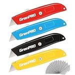 GrenPRO 4-Pack Utility Knife, Porta