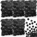 Hortsun 300 Pieces Bio Balls Pond Filter Aquarium Filter Media 1.26 Inch Saltwater Aquarium Filter Biochemical Cotton Pond Filter Accessories and 5 Pieces Black Mesh Bags for Fountain Fish Tank