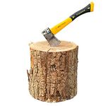 Large Heavy Duty Firewood Chopping Cutting Log Splitting Fire Wood Chop Making Kindling Block Logs Stump Base - Suitable for Garden Stool Making & Rustic Wedding Event Occasion Feature - 1