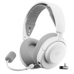 SteelSeries Arctis Nova 3X Wireless - Xbox Headset - Gaming Headset - Mobile App Control - 40 HR Battery with fast charging - Compatible with Xbox, PC, Switch and more - 2.4GHz/Bluetooth - White