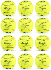 DUDLEY USSSA Thunder SY Slowpitch Classic M Stamp Softball - 12 Pack