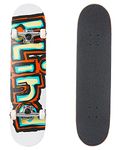 Complete Skateboard Matt OG Stocking 7.75 x 31.18, White/Blue