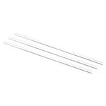 MECCANIXITY 3.3 Borosilicate Glass Stick 9.84" Length 6mm Dia Stir Rod Mixing Tools with Both Ends Round for Lab Kitchen Science 3Pcs