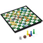 KOKOSUN Snakes and Ladders Board Game Set, Magnetic Folding Travel Game, Family Fun Toys/Gift for Kids and Adults