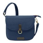 Travelon: Anti-Theft Courier Saddle Crossbody Bag, Navy, 9 x 7 x 2.25, Anti-theft Courier Saddle Crossbody