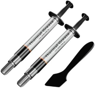 TUMMASTER Silver Series D-12 Thermal Paste, High Performance Thermal Paste for Computer Manufacturing Assembly, Ideal for IC/Processor/CPU/GPU/All Coolers (with Scraper, 4g-2 Pack)
