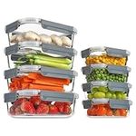 Vtopmart 8 Pack Glass Food Storage 