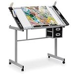 MoNiBloom Drafting Table Glass Draw