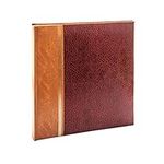 Kenro Grace Classic Photo Album for 200 Photos 7x5 / 13x18cm Red Faux Leather Slip-In Pages and Memo Space - KD105RD