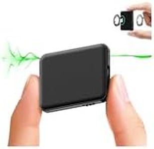 136GB (18800 Hour) Double-Sided Magnetic Voice Activated Recorder, Audio Recorder AI Smart Noise Reduction, MP3 & USB-C Digital Voice Recorder, 100H Continuous Recording Device for Meetings/Interviews