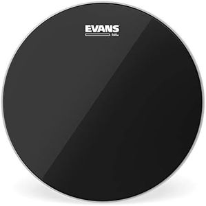 Evans Drum Heads - Black Chrome Tom Drumhead, 6 Inch