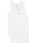 Tommy Hilfiger Men's Core 3 Pack Tank, White, M