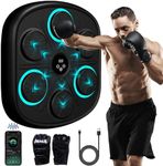 Smart Music Boxing Machine for Adults and Kids, Wall-Mounted Interactive Trainer with LED Display, 9 Modes & 9 Speeds, Perfect for Home Fitness and Stress Relief