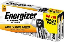 Energizer AA Batteries, Alkaline Power Double A Batteries, 16 Pack