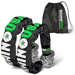 Rhino USA Synthetic Soft Shackles (3/8" 2-Pack Gray)