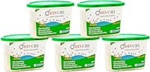 DIVCHI Pack of 5x 500ml Interior Dehumidifiers - for Stop Damp, Mildew, Mould Condensation Moisture Absorber Remover in Home Kitchen Wardrobe Bedroom Caravan Office Garage Bathroom, Basement