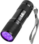 LE UV Flashlight, Handheld Black Li